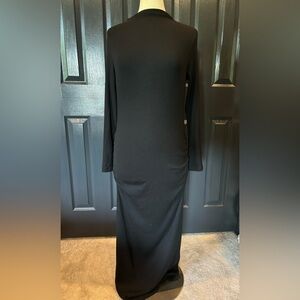 Stateside Black Sheath Dress Long Sleeve Crew Neck